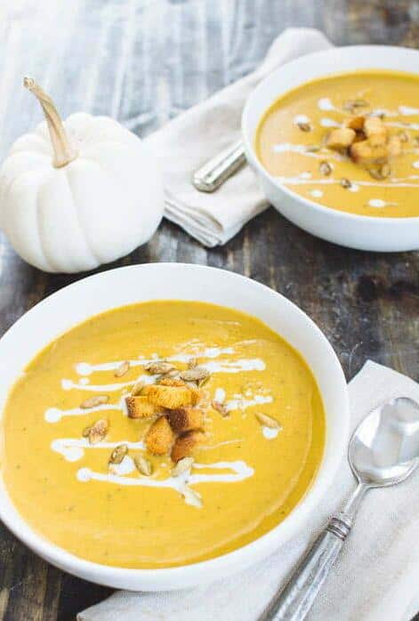  This soup is a perfect blend of sweet and savory, with a hint of spice.