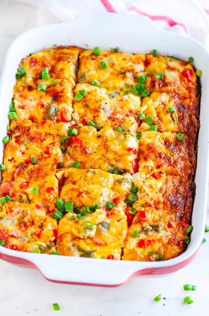  This vegan breakfast casserole is loaded with protein and flavor, perfect for a busy morning.