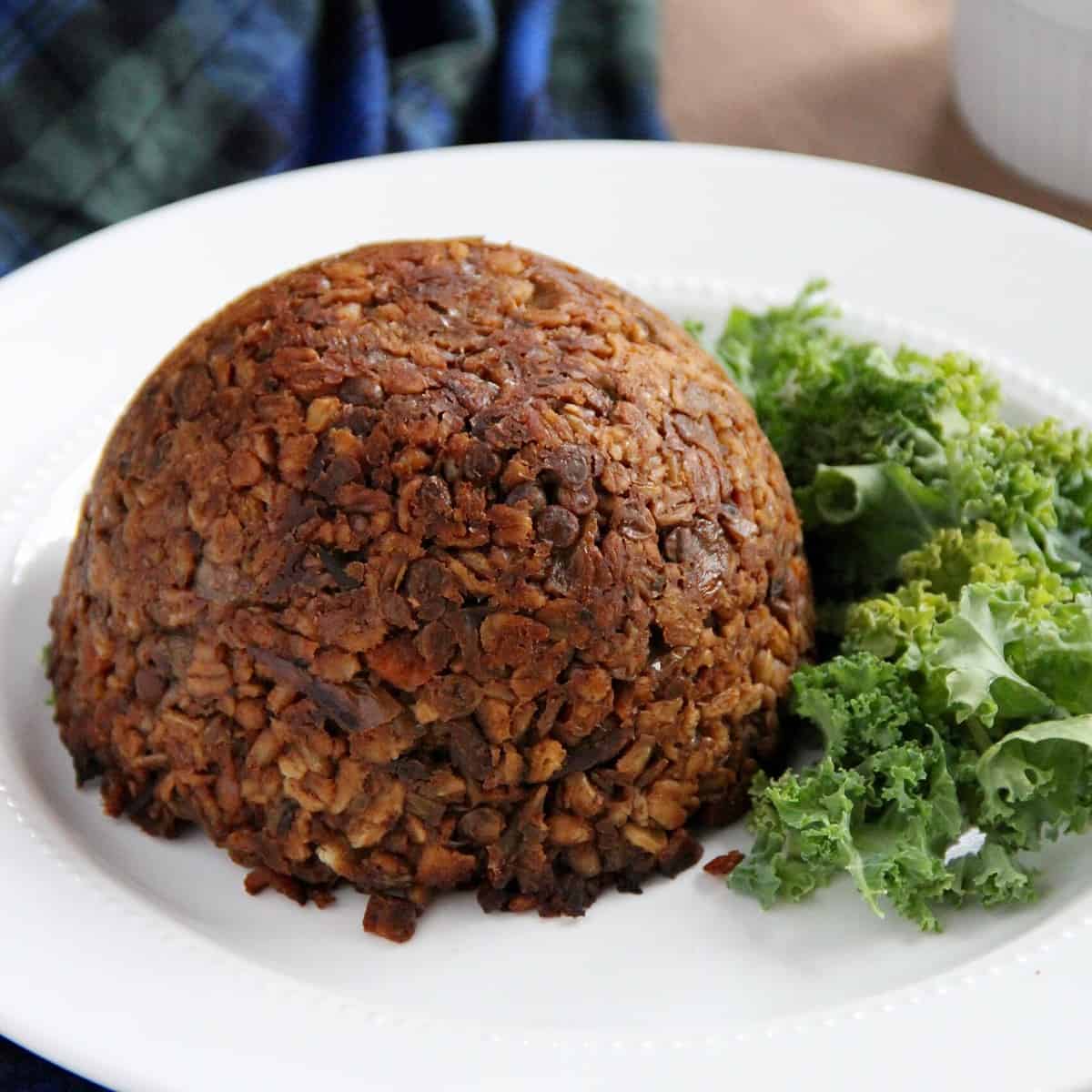  This vegan-friendly version of Haggis is sure to impress even the most skeptical of carnivores.