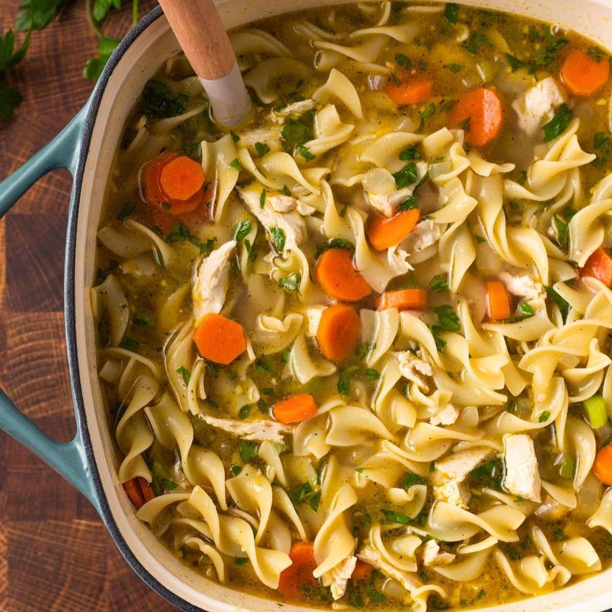  This vegetarian soup is a comforting bowl of goodness that will make you feel right at home.
