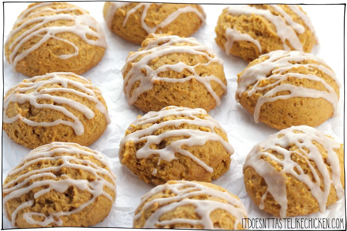  Topped with cream cheese frosting, these cookies are an autumn delight.