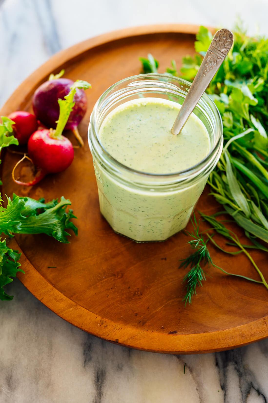  Trust me, this zesty dressing packed with fresh herbs will elevate your salad game!