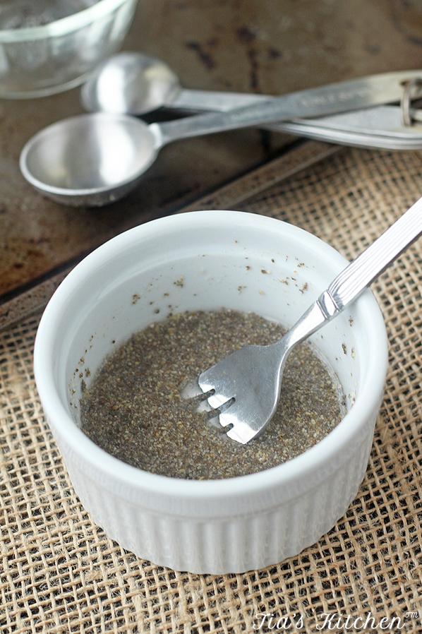  Utilizing the binding properties of chia seeds, this vegan egg substitute is perfect for all your baking needs.