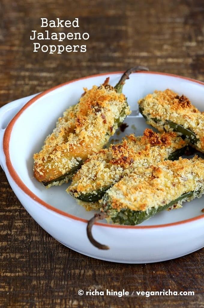  Vegan food never looked so good! Check out these jalapeno poppers.