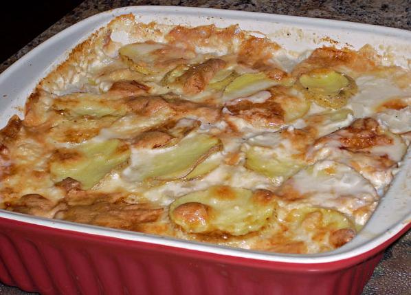 Vegan Scalloped Potatoes (For a Large Toaster Oven)