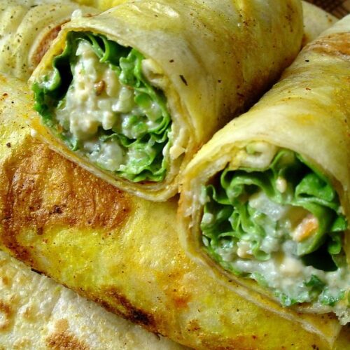 Vegan Spinach Wrap