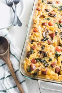 Vegetarian Chorizo Breakfast Casserole