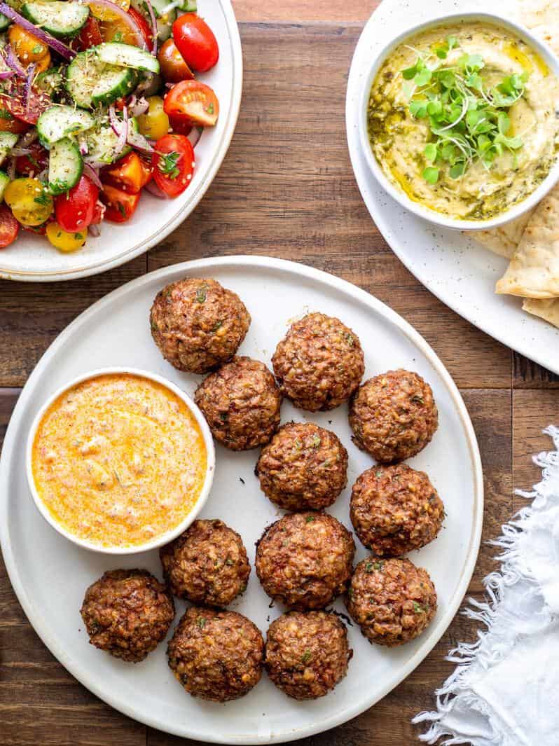 Vegetarian Kufteh / Köfte (Middle-Eastern Meatballs)