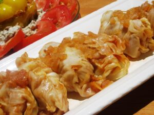 Vegetarian Sarmale (Romanian Cabbage Rolls)