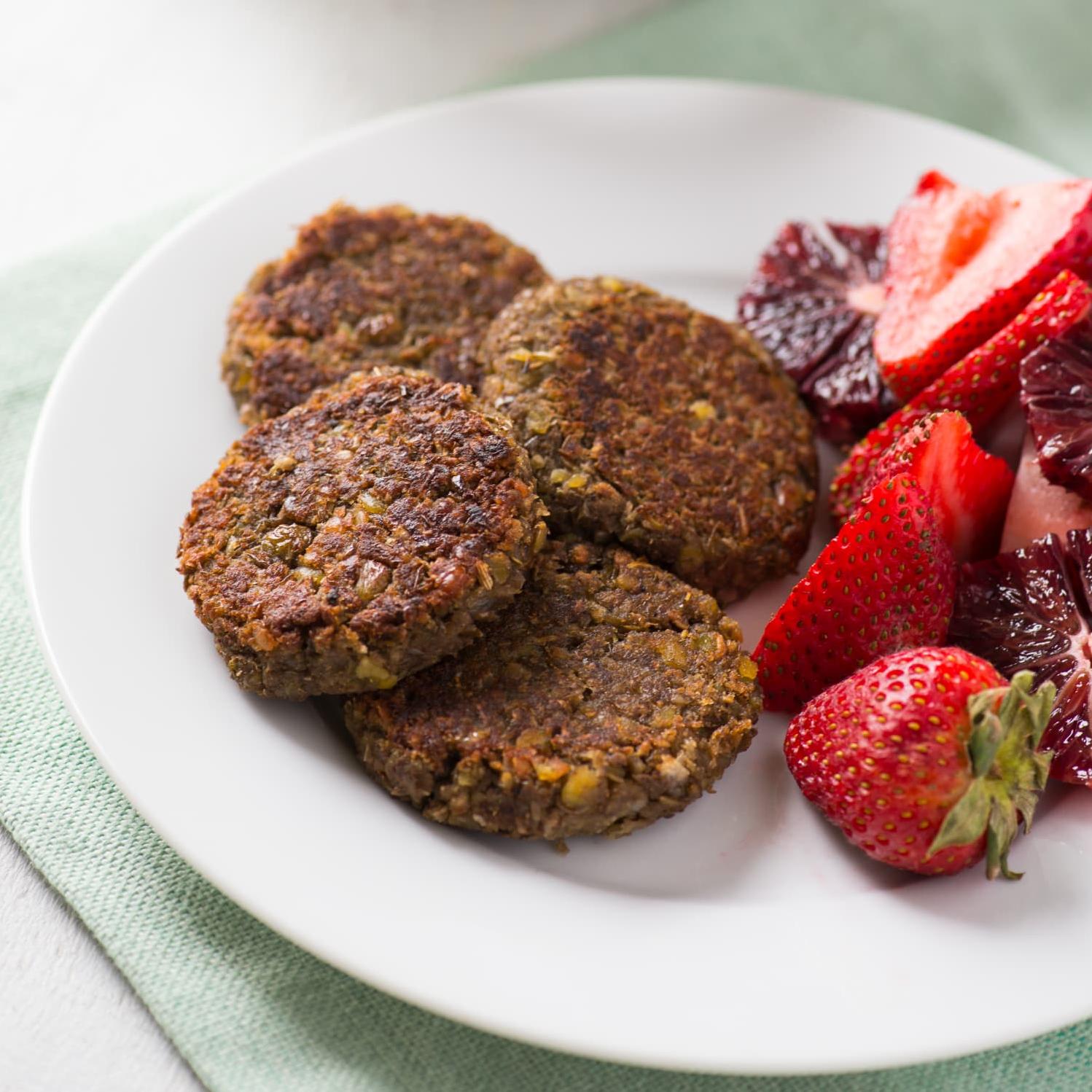Sizzle up your taste buds with vegetarian sausage patties