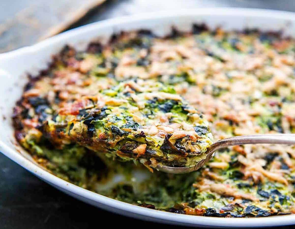 Delicious Spinach & Zucchini Casserole Recipe for Dinner