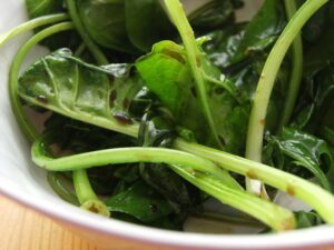 Vegetarian Wilted Spinach