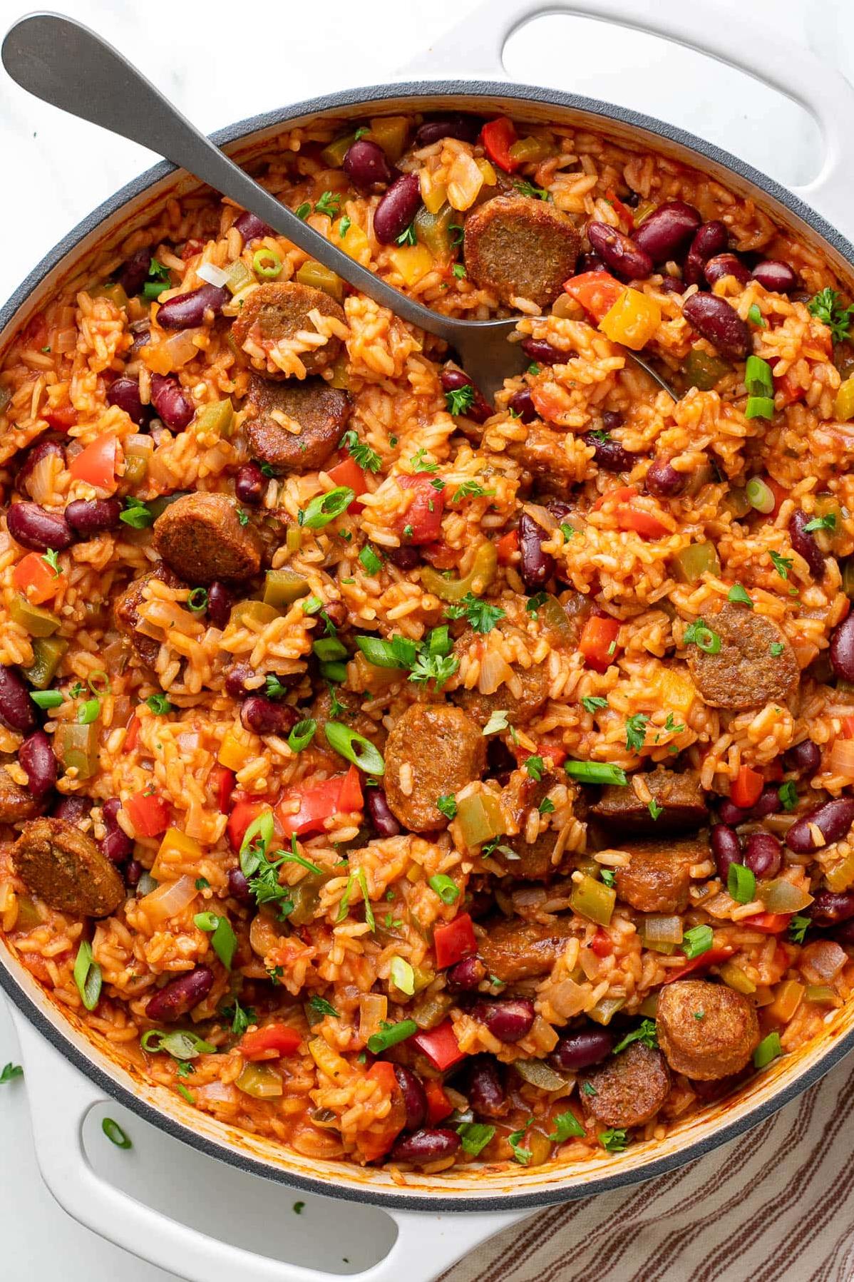  Vibrant veggies and bold spices make this vegetarian jambalaya a real showstopper.