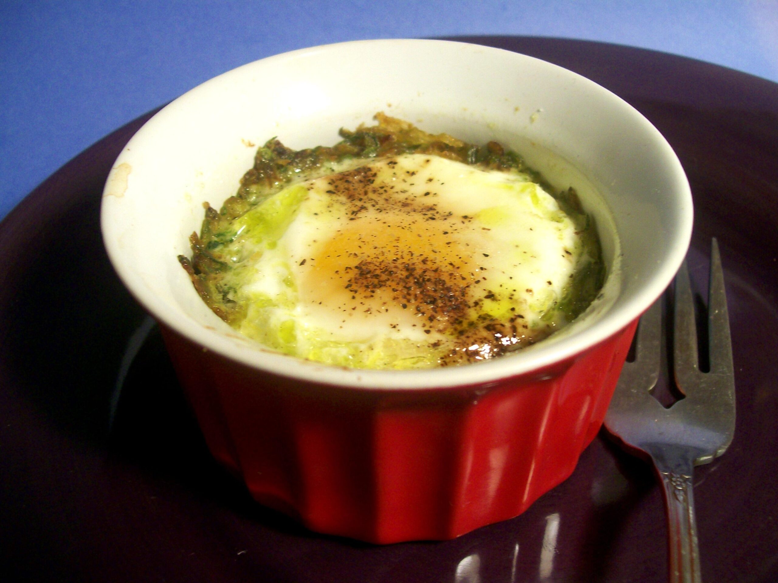  Wake up to the aroma of baked eggs and zucchini cooking in your oven.