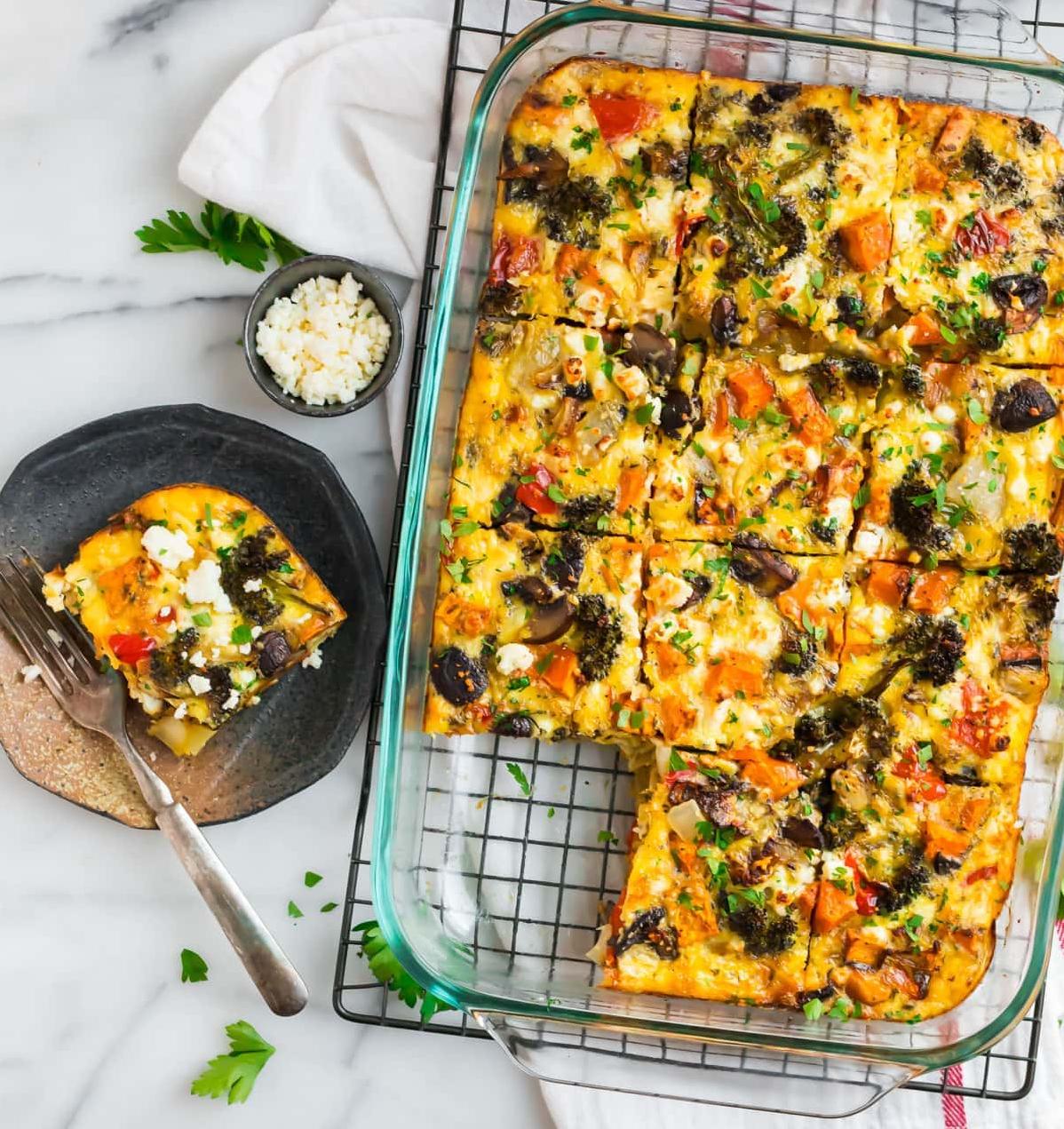  Wake up to the aroma of this savory vegan breakfast casserole!