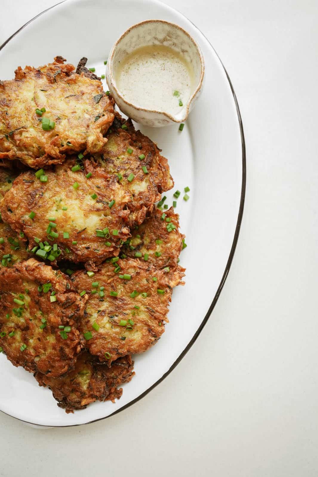  We took the classic latke recipe and gave it a vegan twist that's full of flavor.