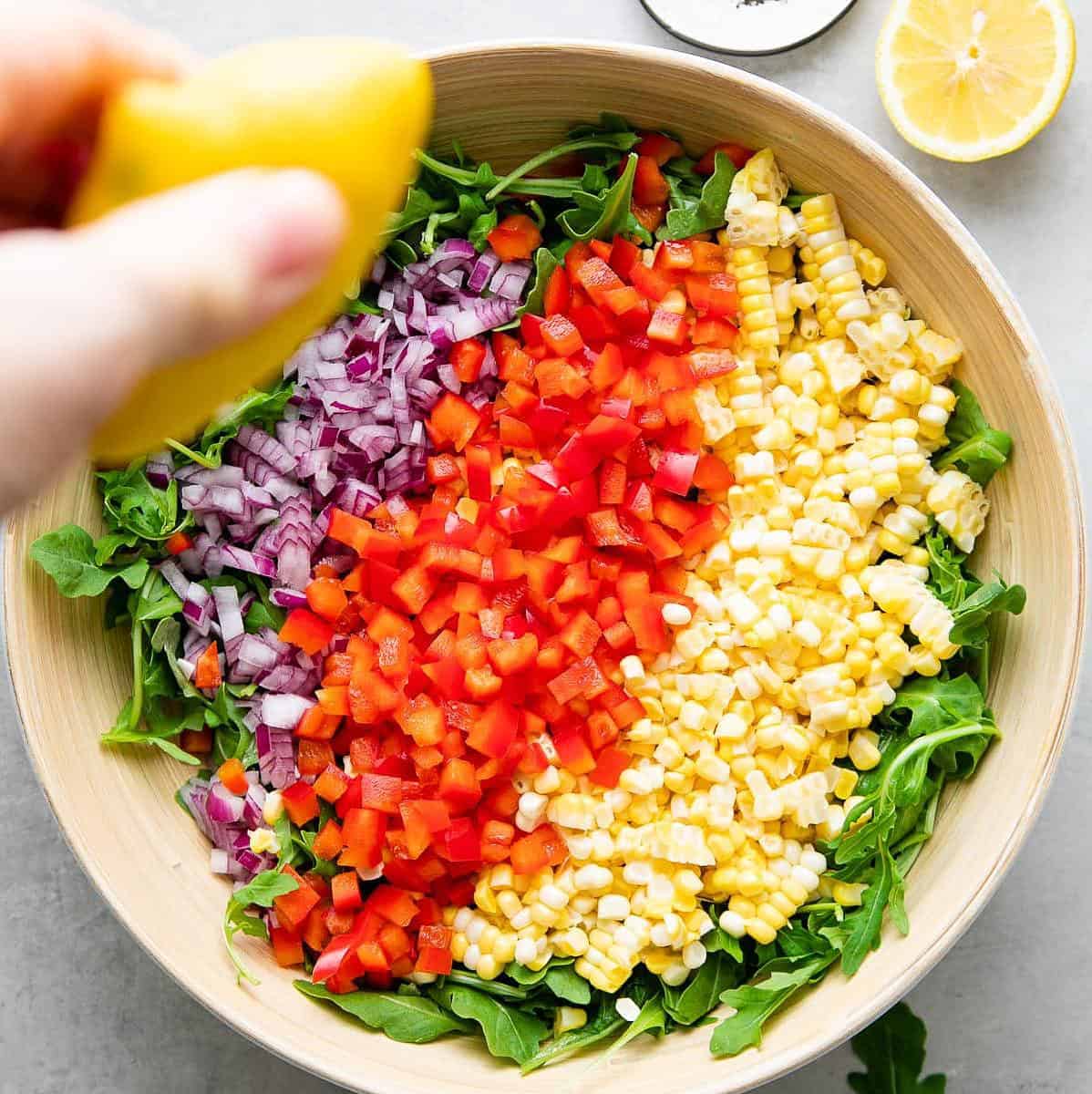  When it comes to salads, it doesn't get much more colorful than this one!