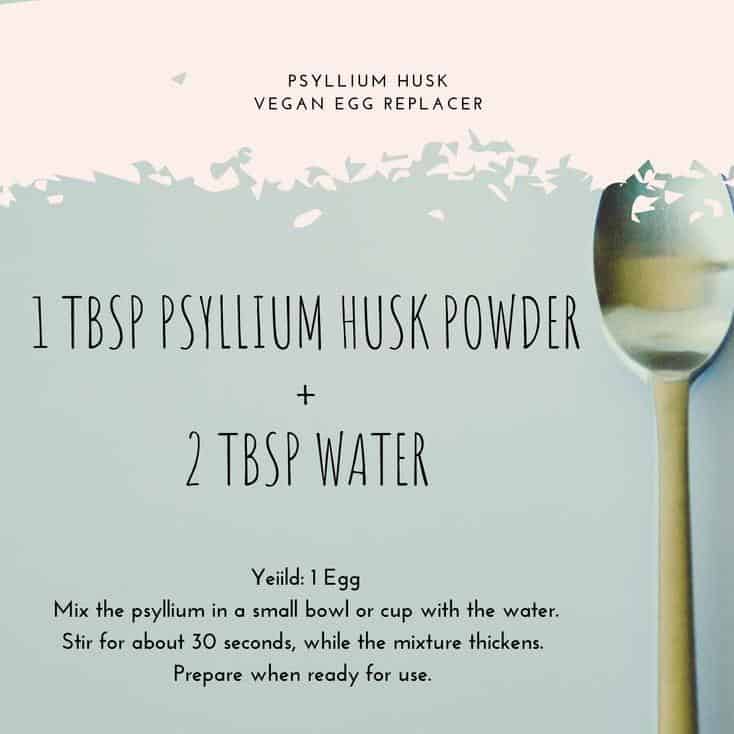  Whether you're vegan or just cutting down on animal products, this psyllium-based egg replacer