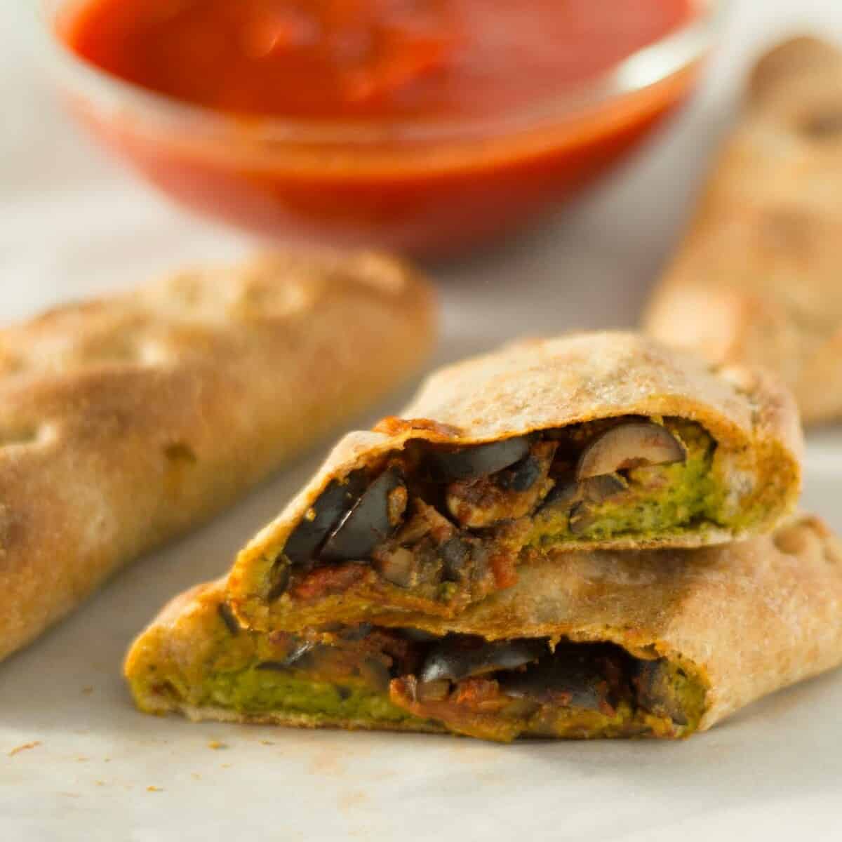  Whether you're vegan or not, this Mexican calzone is sure to be a new favorite.