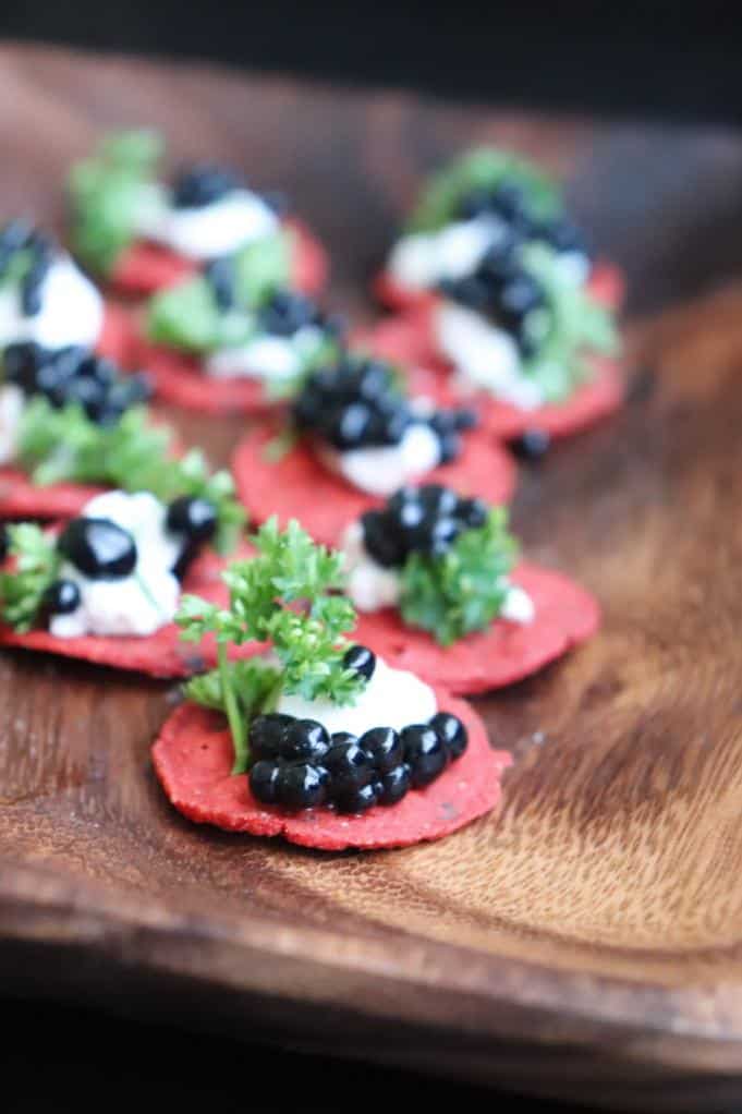  Who needs fish eggs when you have this delicious vegetarian caviar?