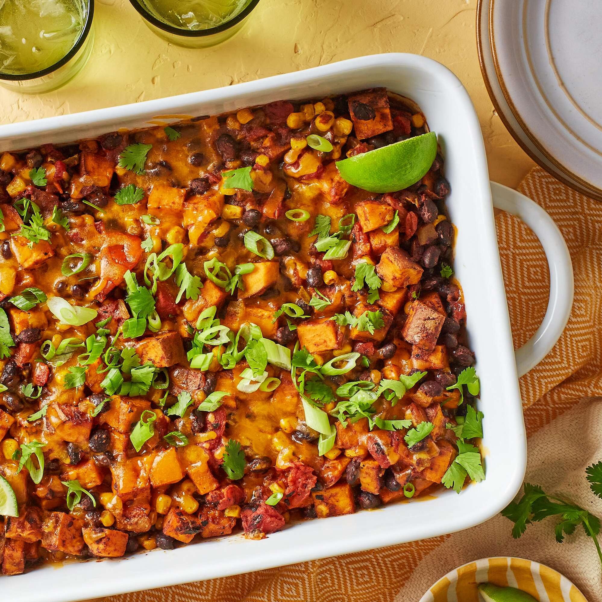  Who says vegetarian can't be delicious? Just try this bean casserole!