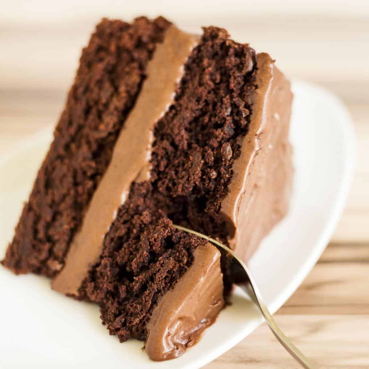 Who says you can't have your cake and eat it too? This chocolate cake won't make you feel guilty for indulging!