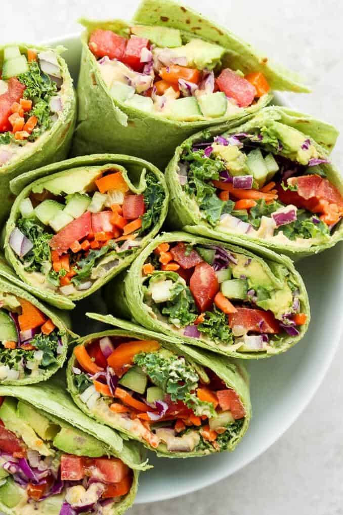  With just a few healthy ingredients, you can make a delicious wrap that will keep you satisfied all day long.