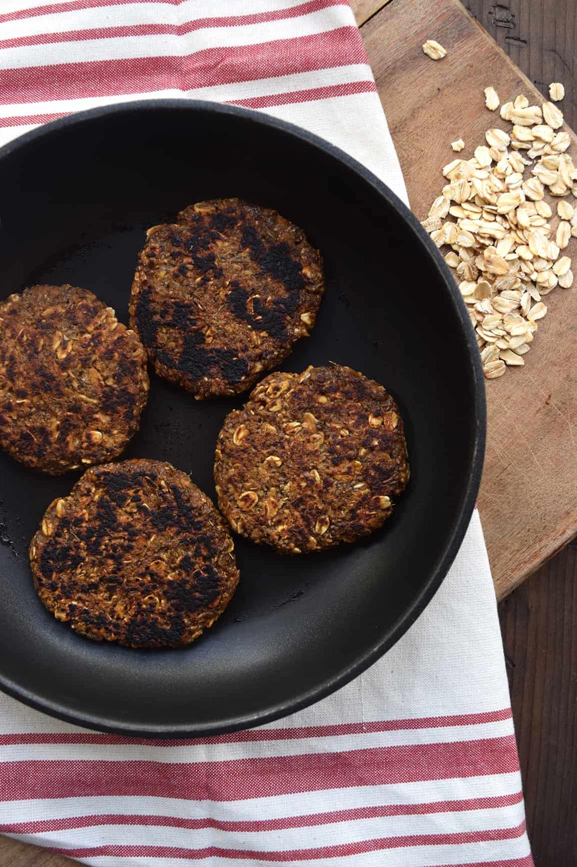  With just a few simple ingredients, you'll be able to whip up these incredible vegetarian sausage patties in no time.