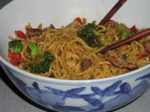 Yakisoba Noodles With a Kick (Vegetarian)