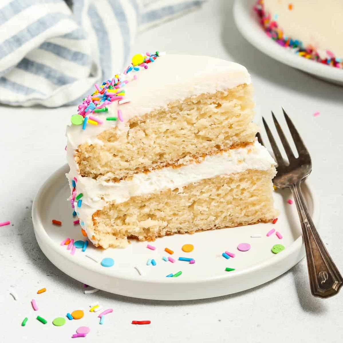  You don't need eggs or dairy for a tender, moist, and perfectly delicious cake.