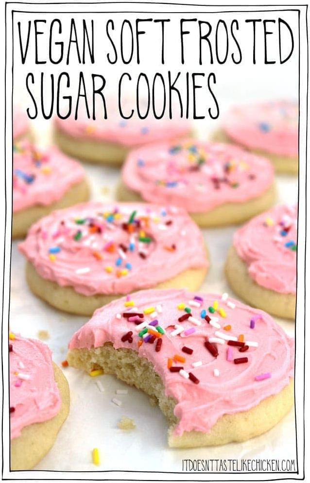  You won't be able to resist biting into these vegan sugar cookies!