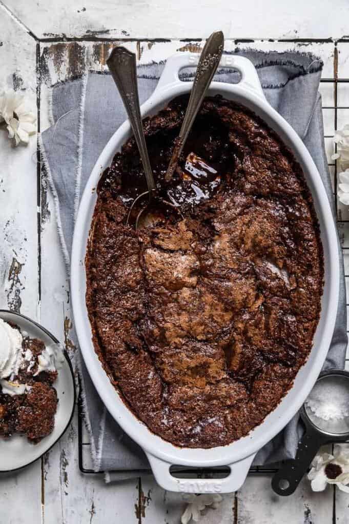  You won't believe this hot fudge pudding cake is 100% vegan