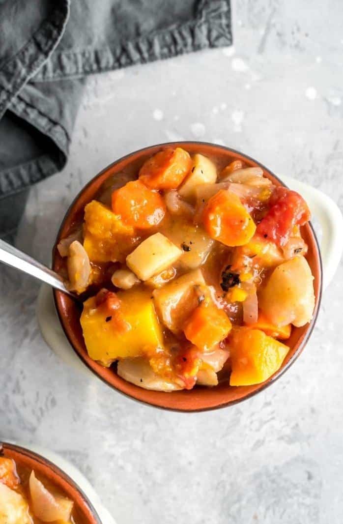  You won't miss the meat in this hearty and filling vegan stew.