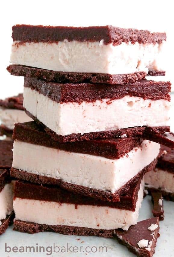  You would not know that these ice cream sandwiches were vegan.