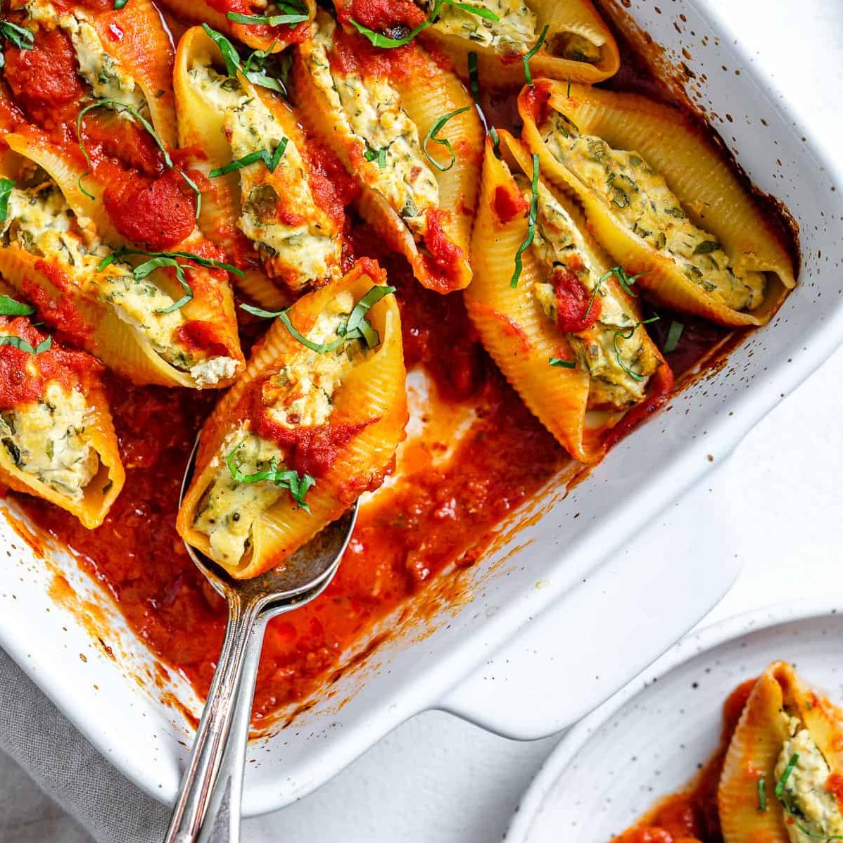  You'll love how easy it is to make these delicious and healthy stuffed shells.